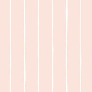 hand drawn organic vertical stripes striped lines fabric gift wrap wallpaper palest pink