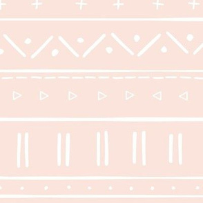 2 // african inspired mudcloth fabric wallpaper gift wrap ethnic mud cloth fabric pale pink