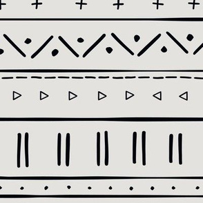 2 // african inspired mudcloth fabric wallpaper gift wrap ethnic mud cloth fabric grey and black