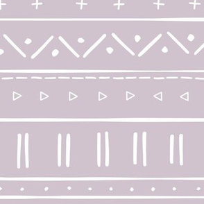 2 // african inspired mudcloth fabric wallpaper gift wrap ethnic mud cloth fabric lavender purple lilac mauve