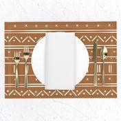 hand drawn mudcloth - earthy tones - southwestern interiors geometric decor