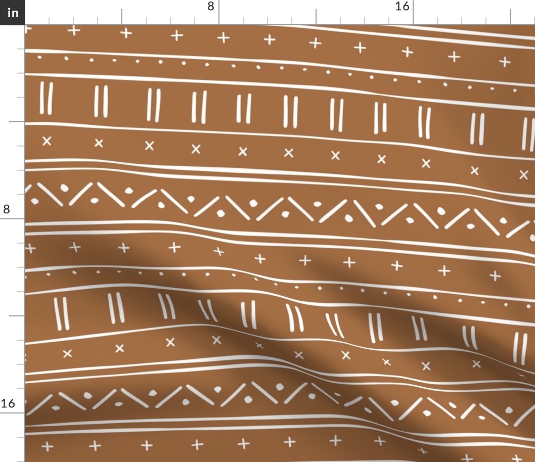 1 // african inspired mudcloth fabric wallpaper gift wrap ethnic mud cloth fabric earth tone brown and white