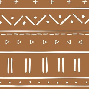 2 // african inspired mudcloth fabric wallpaper gift wrap ethnic mud cloth fabric brown and white clay earth tone