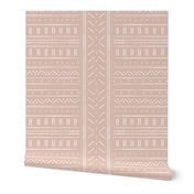 2 // african inspired mudcloth fabric wallpaper gift wrap ethnic mud cloth fabric blush pink and white dusty pink light