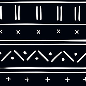 2 // african inspired mudcloth fabric wallpaper gift wrap ethnic mud cloth fabric black and white