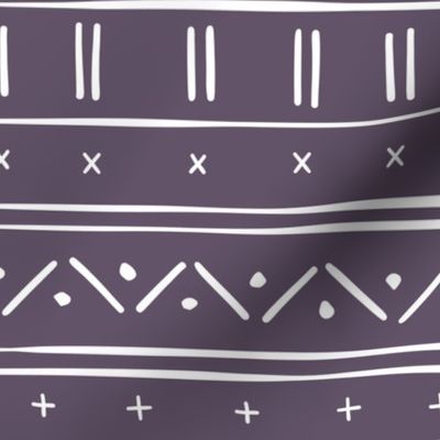 1 // african inspired mudcloth fabric wallpaper gift wrap ethnic mud cloth fabric purple and white