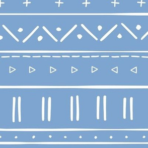 2 // african inspired mudcloth fabric wallpaper gift wrap mud cloth fabric blue and white