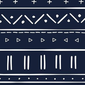 2 // african inspired mudcloth fabric wallpaper gift wrap mud cloth fabric navy blue and white
