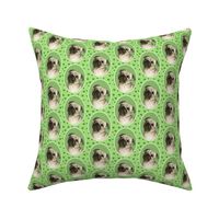 Love for pugs -green small