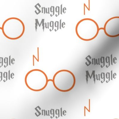 snuggle muggle wizard glasses orange