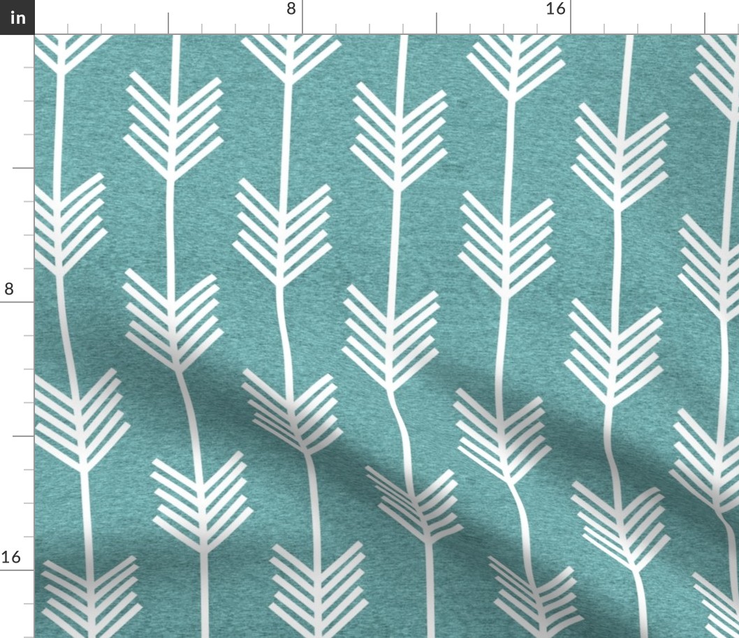 XL Arrow Stripe – Heather Island Blue