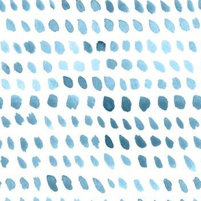 Watercolor Dots - Blue Gray