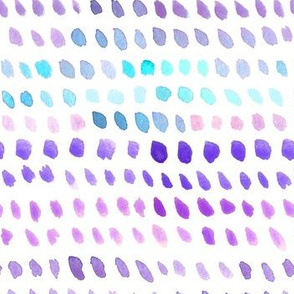Watercolor Dots - Blue, Purple, Pink