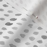 Watercolor Dots - Gray