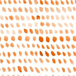 Watercolor Dots - Orange