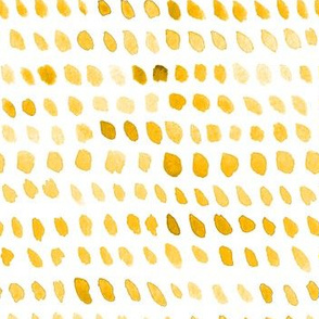 Watercolor Dots - Yellow