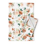 Sante Fe Watercolor Florals // White