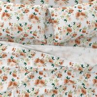 Sante Fe Watercolor Florals // White