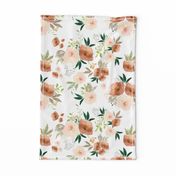 Sante Fe Watercolor Florals // White