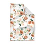 Sante Fe Watercolor Florals // White