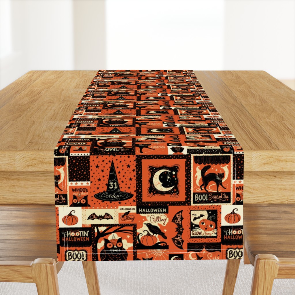 Vintage Halloween Patchwork small