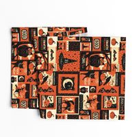 Vintage Halloween Patchwork small