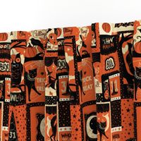 Vintage Halloween Patchwork small