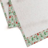 Retro Textured Christmas Stockings