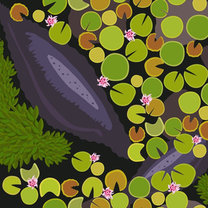 Amazon water lilies