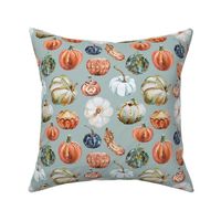 Organic Pumpkins // Tower Gray Blue