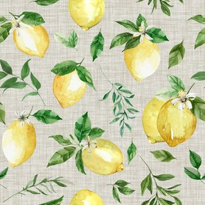 Fresh Lemons // Clay Linen