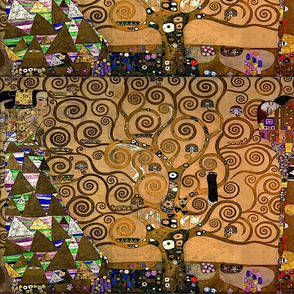 Gustav Klimt The Tree of Life Stoclet Frieze 1909