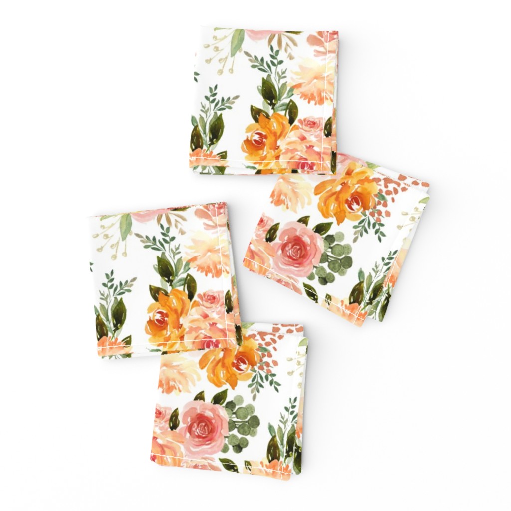 Fall Blossom Florals // White