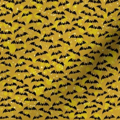 halloween little bats - orange