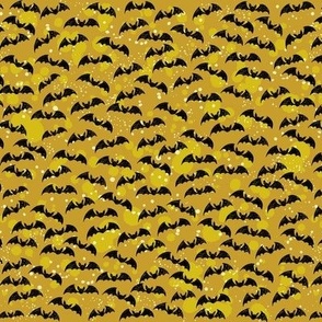 halloween little bats - orange