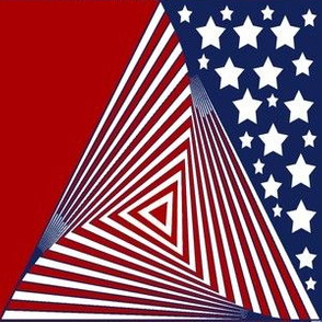 Quilt Blocks Patriotic Stripes and Stars America USA