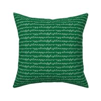 Mini Cursive Alphabet School Pattern in Green