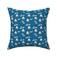 Ahoy Nautical Sailboat Pattern