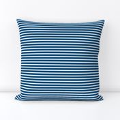 Thin Navy Blue Nautical Stripes