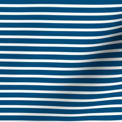 Thin Navy Blue Nautical Stripes