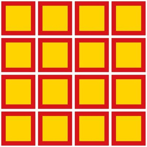 Richmond Colors_Squares - Yellow_Red_White Squares