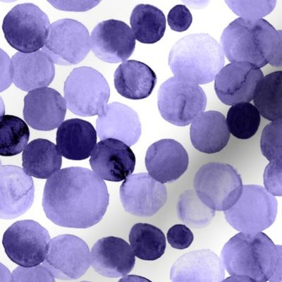 Watercolor Circles - Purple