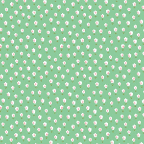 Ditsy Flower green