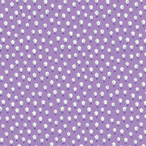 Ditsy Flower purple