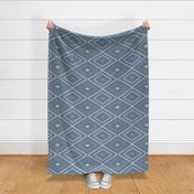 Southwestern Geometric - Blue / Brown / Beige - Large