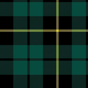 Wallace hunting tartan, 12" muted