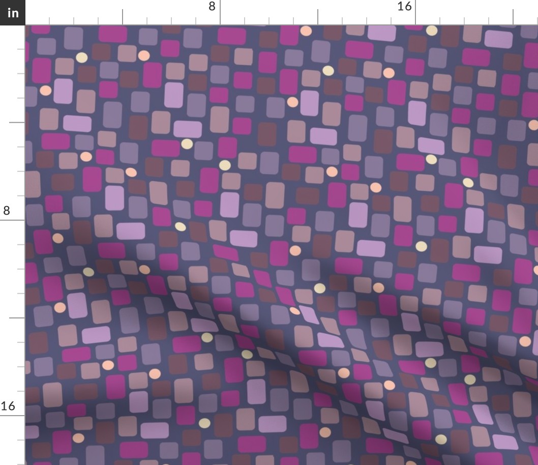 dark violet irregular rectangles
