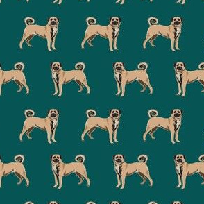 anatolian shepherd dog - anatolian dog, dog breed, dog breeds, dog fabric - dark green