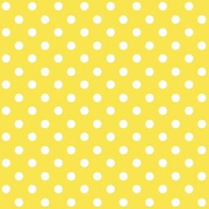 Yellow Polka Dot 1x1