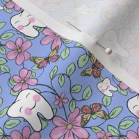 Tooth Toile Flutter Periwinkle Pink Small 
